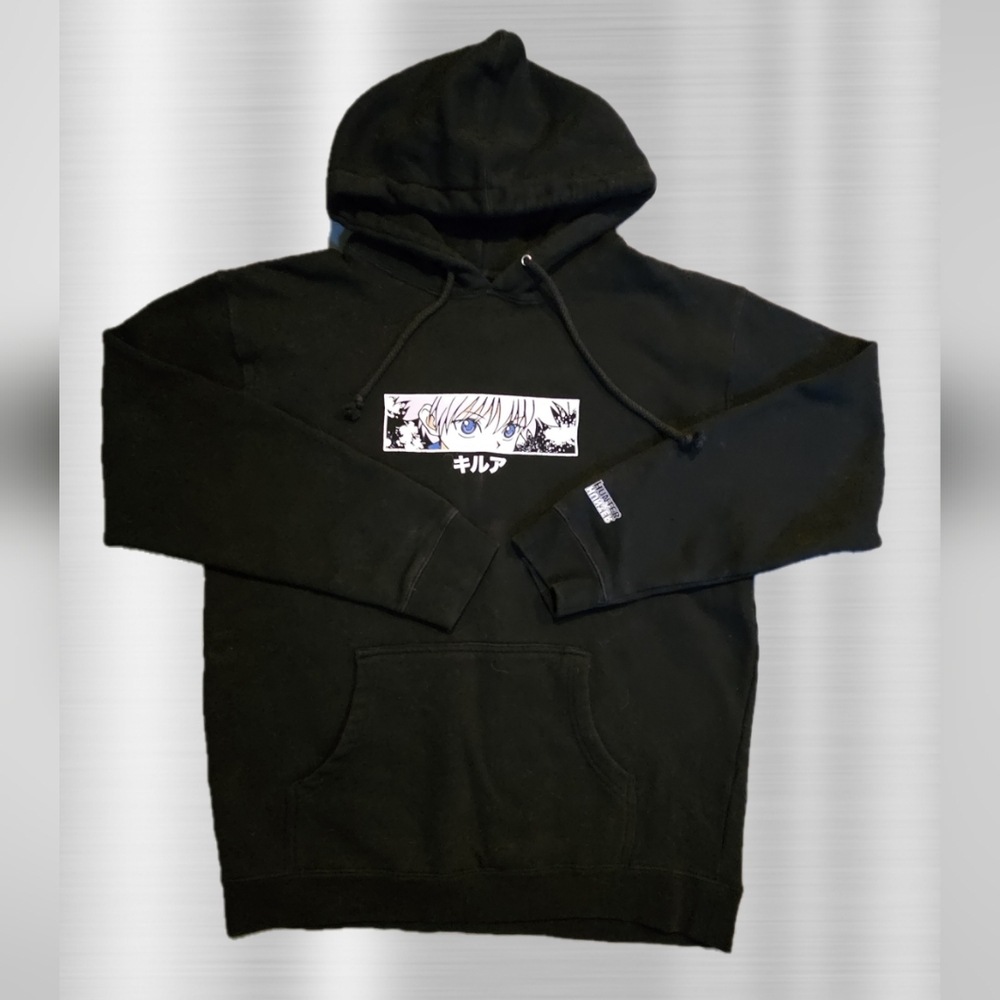 Hypland Hunter x Hunter Killua Eye Black Hoodie - Medium
